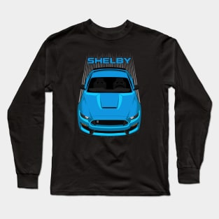 Ford Mustang Shelby GT350 2015 - 2020 - Grabber Blue Long Sleeve T-Shirt